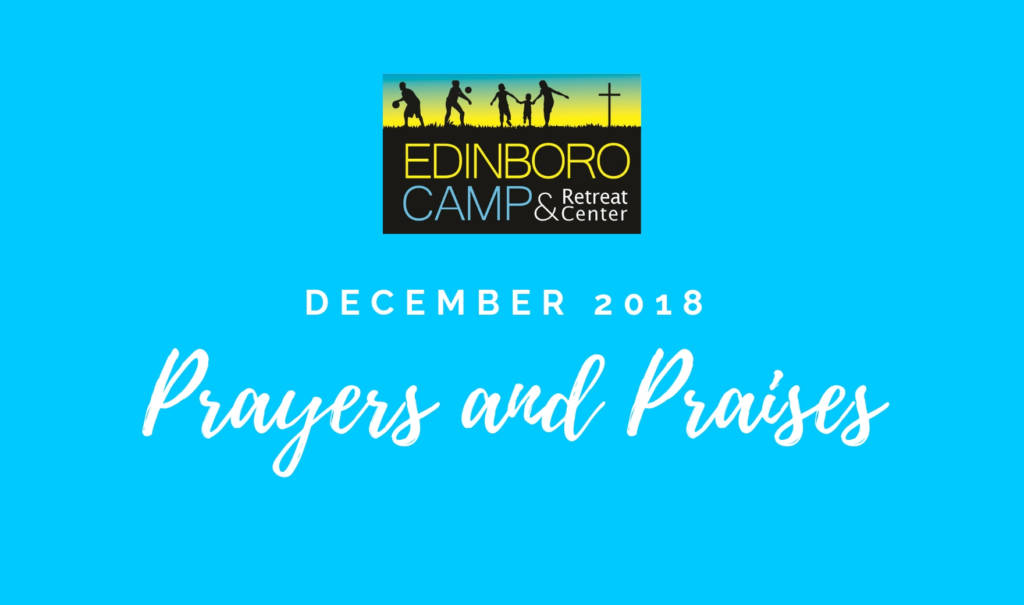 Prayers & Praises: December 2018